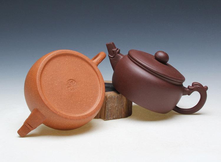 Double Dragon Teapot Chinese Gongfu Teapot Yixing Pottery Handmade Zisha Teapot Guaranteed 100%Genuine Original Mineral Fired