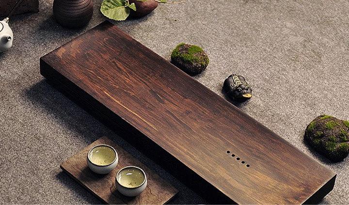 Bamboo Tea Tray Displaying And Serveing Tea Tea Tray Handicraft Chinese Kung-Fu Tea Set Chinese Teaism Practice.