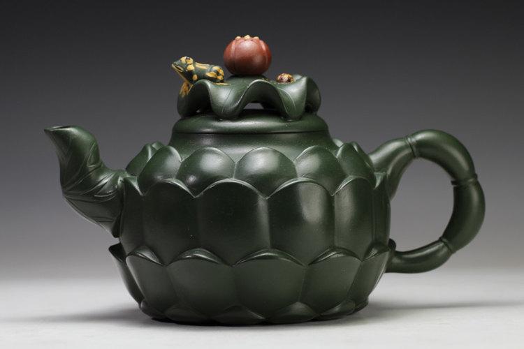 Lianhua Baozhuo Teapot Chinese Gongfu Teapot Yixing Pottery Handmade Zisha Teapot Guaranteed 100%Genuine Original Mineral Fired