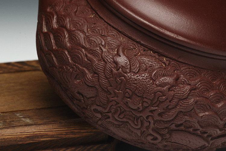 Fang Gu Teapot Premium And Treasure Yixing Zisha Pottery Handmade Zisha Clay Teapot Guaranteed 100%Genuine Original Mineral Fired